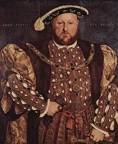 Henry painted by Hans Holbein the younger