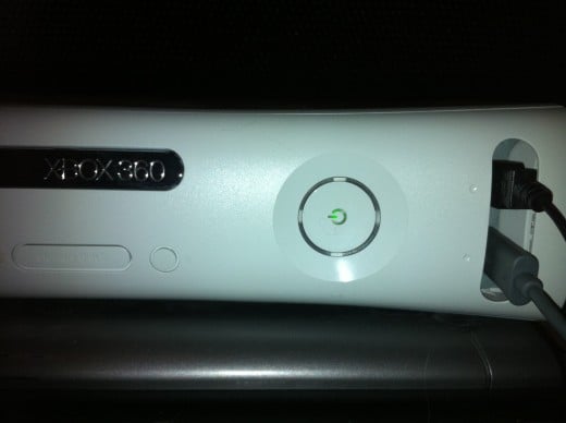 Instead of green bars around the Power button, you've got trouble if you see one more more red bars around the button.
