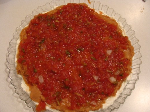 Adding the salsa layer.