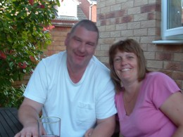 The happy couple shown in the poem about unending love