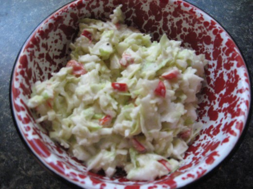 Coleslaw can be part of a health-friendly diet.