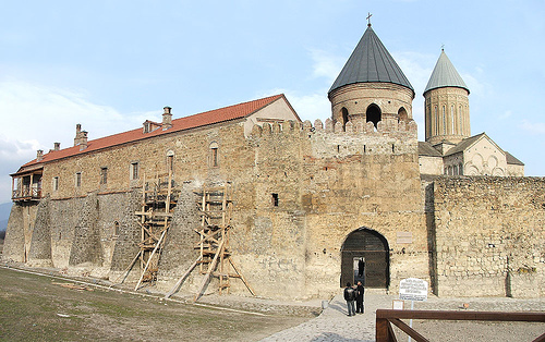 Alaverdi Cathedral in Georgia. This is a shot of the gate built in the 11th Century.