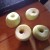Sliced, cored, and peeled apples