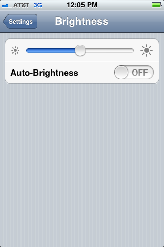 Lower your brightness settings.