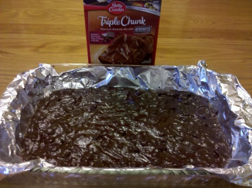 Mmm...Triple Chunk Chocolate Brownies!