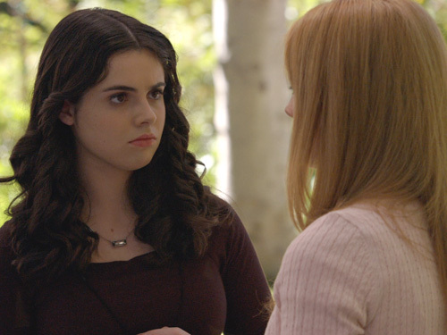 Marano and Leclerc have a close conversation on "Switched at Birth."