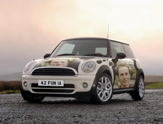 Cool wheels with your proud photos embracing its body!