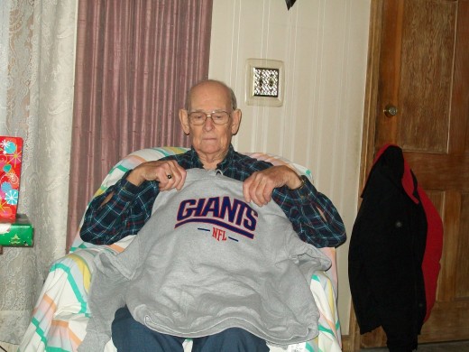 Dad loves the Giants