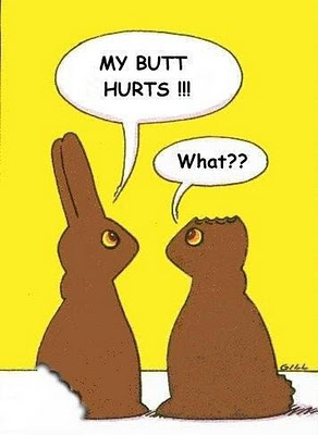 Fact: When eating chocolate Easter bunnies, 76% of Americans start at the ears!