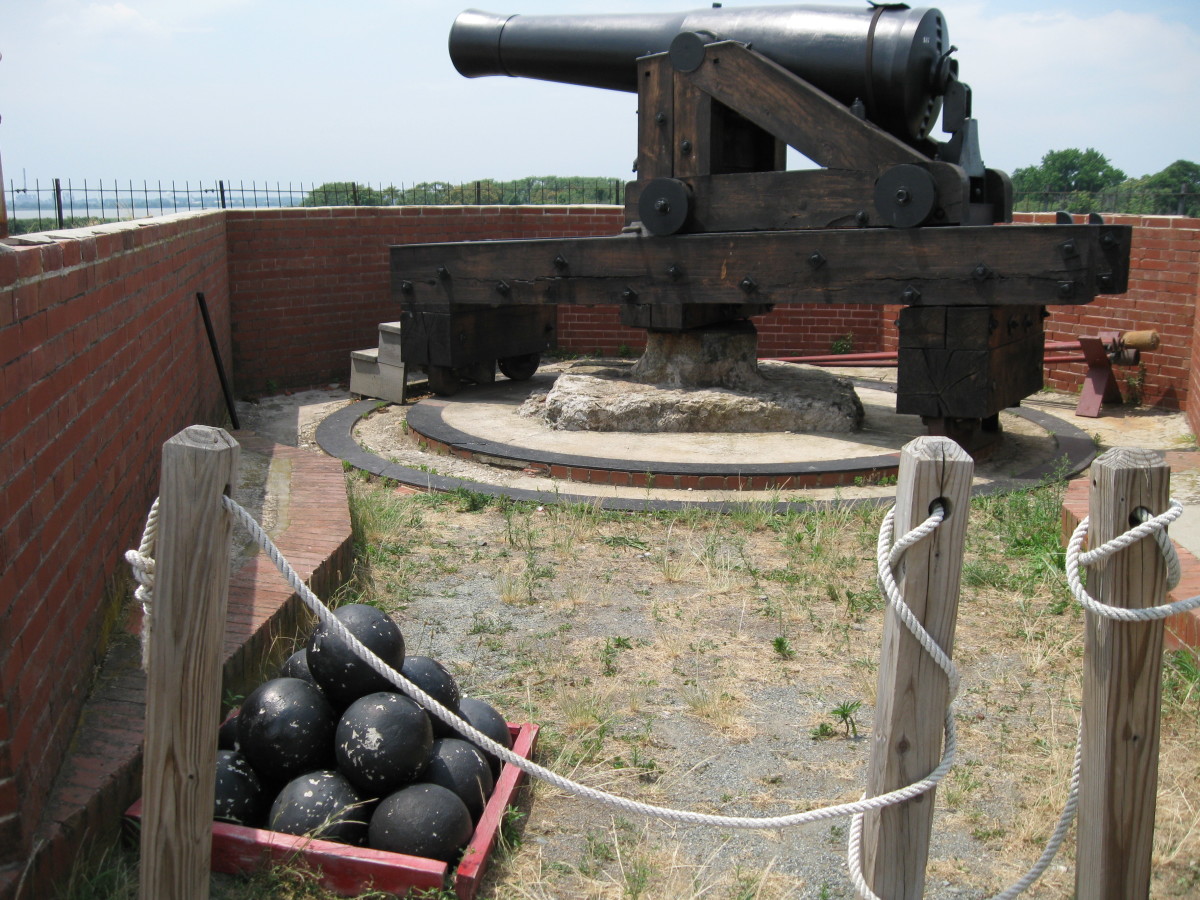 Close up of cannon