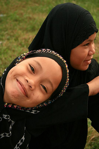 Muslim children.
