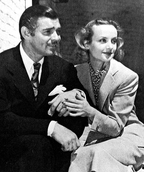 Clark Gable and Carole Lombard.