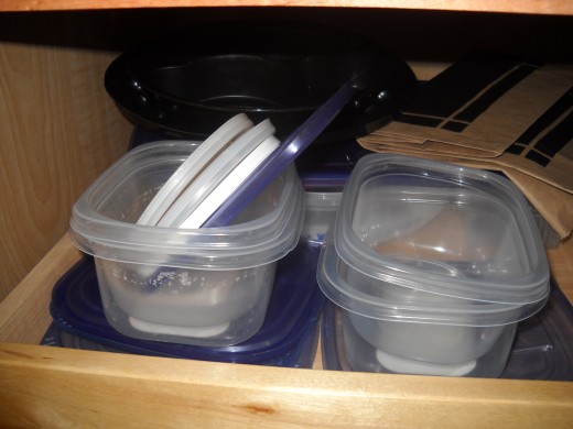 More plastic containers