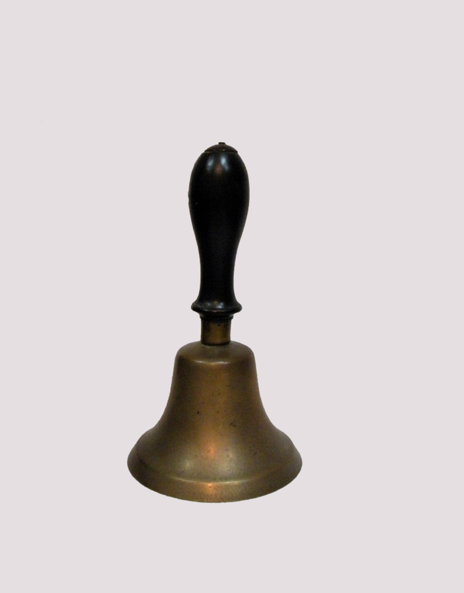 Aunt Emma's schoolbell is still in the family