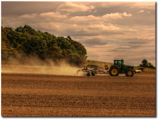 Heavy farm equipment designed for larger yields can compact the soil, making harvests -- ironically -- smaller.