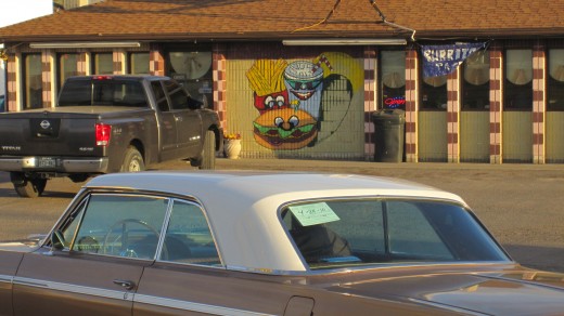 What were the Aqua Teen Hunger Force guys doing on a wall in the middle of nowhere?