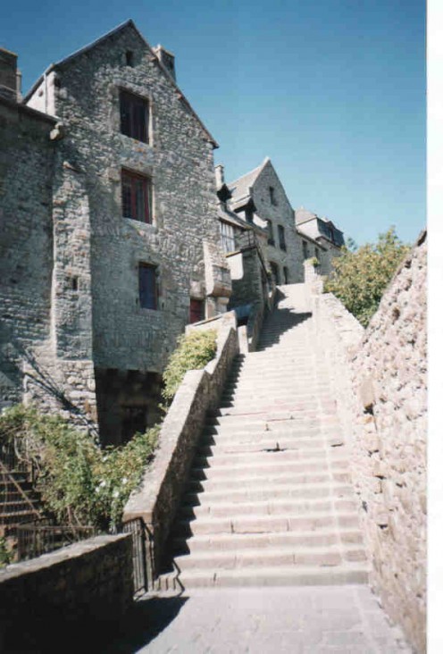 The climb to the Abbey is hard but worth the effort.