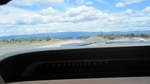 This is about how we cruised the whole way.  We did take the car up to about 100 MPH in Arizona.