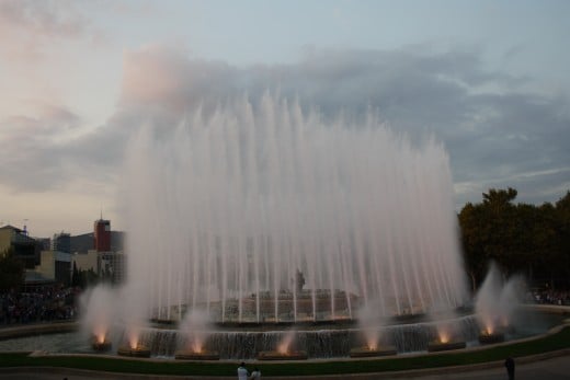 Magic Fountain of Montjuic Show, Barcelona, Spain