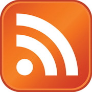 The standard RSS feed button