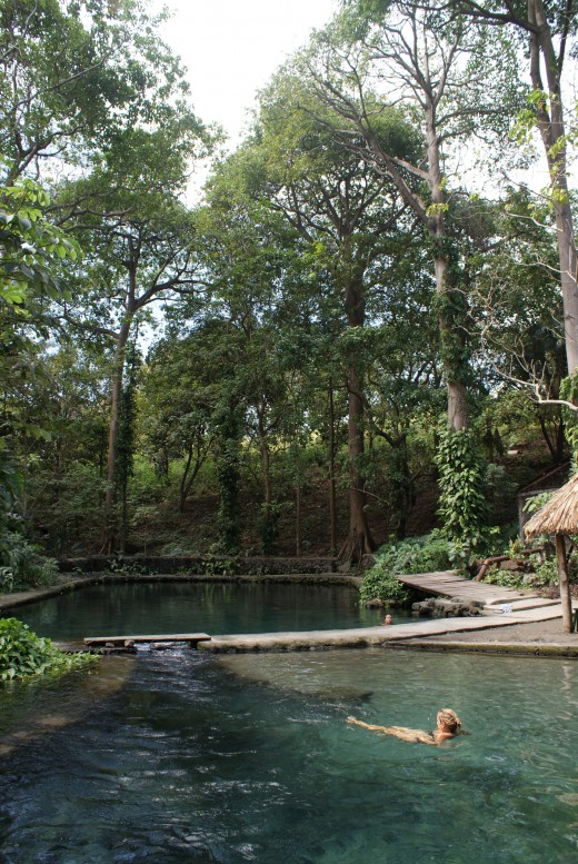 Take a short trip to this spring-fed pool to relax.