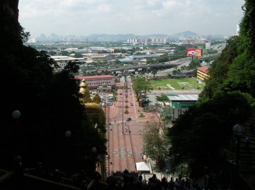 KL from the Batu Caves