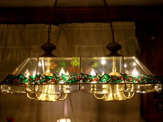Use frame on windows or lamps.  If used on lamps, monitor to be certain the heat from the lamp is not too hot for your decoration.