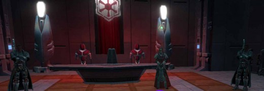 SWTOR Sith Hierarchy Quest - advancement up the sith hierarchy passes through Darth Thanaton and his sith warriors
