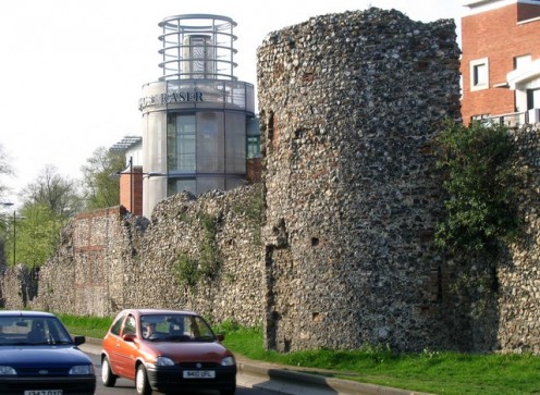Old and New towers, Norwich