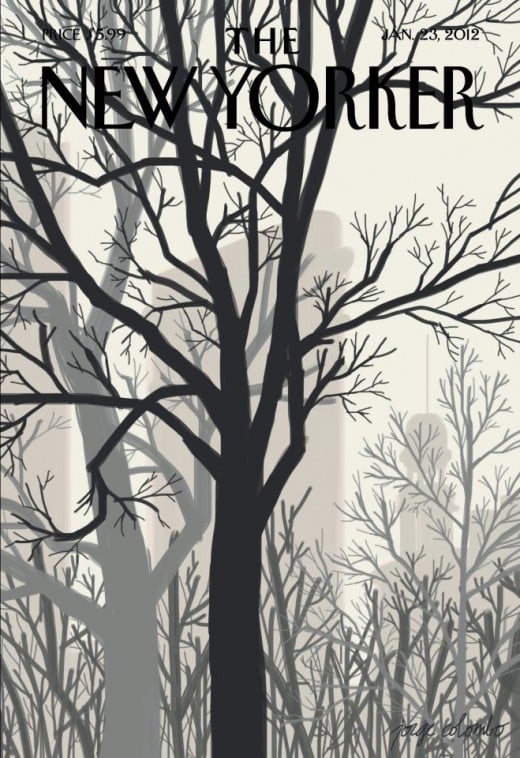 The New Yorker cover from January 2012