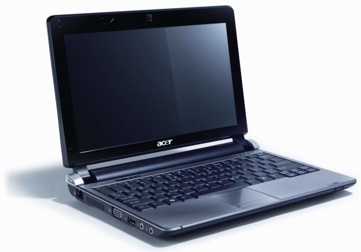 Replace Or Upgrade The Hard Drive In An Acer Aspire One 