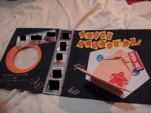 Inside of card