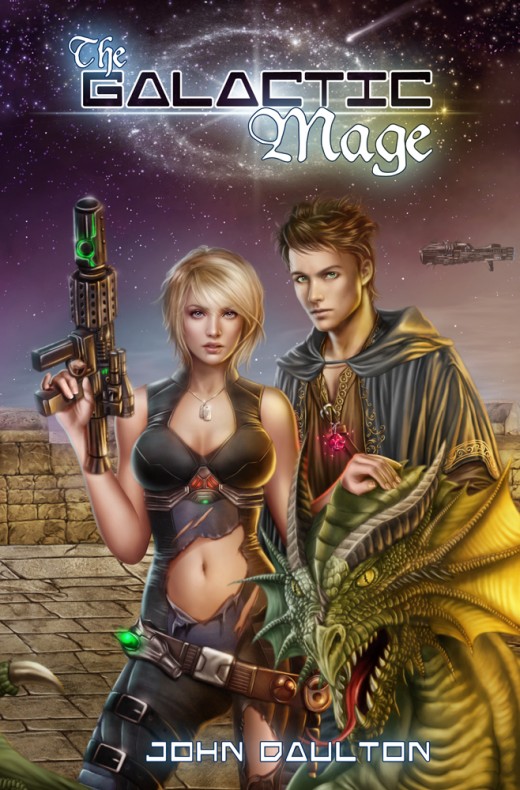 The Galactic Mage - my new novel. If you read, and you like sci-fi and fantasy, check it out. I'm getting great reviews on Amazon, and could use your support. Thanks.