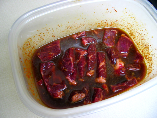 Marinating Pork