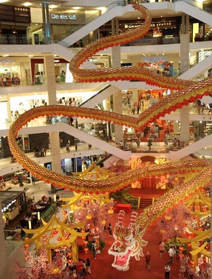 2012 Chinese New Year decoration at Pavilion shopping mall
