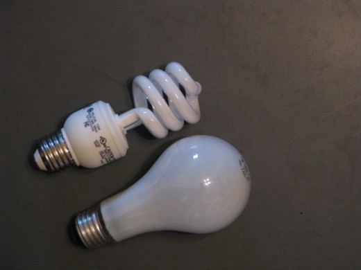 CFL and Traditional Bulb