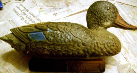 Decoys arrive looking mostly like this one.