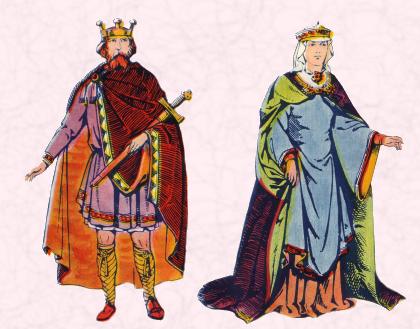 Anglo Saxon King & Queen