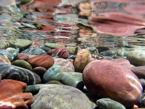 To keep wealth in the home, keep river rocks in the drains.