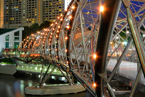 Helix Bridge, Singapore