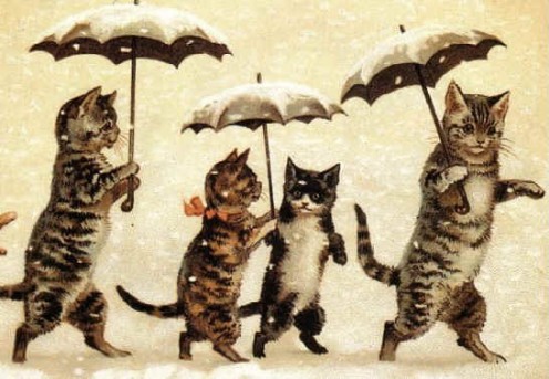 Cat art by Louis Wain