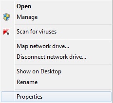You can right-click "Computer" in the Start menu and then click "Properties" to view your system's settings.