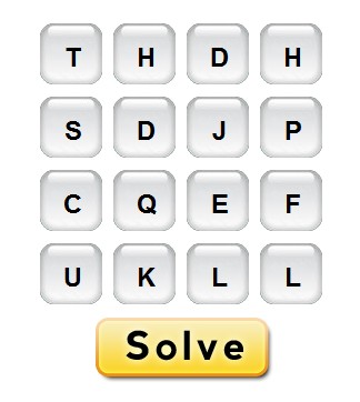 Online Word Solver for Scramble with Scramble with Friends