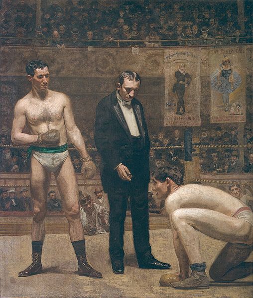 Taking the Count, painted by Thomas Eakins in 1898.