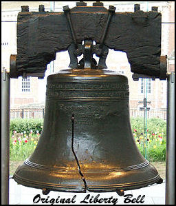Philadelphia Liberty Bell  -  *see composite image component citations