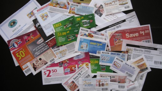 Some of the coupons currently in my Canadian coupon binder
