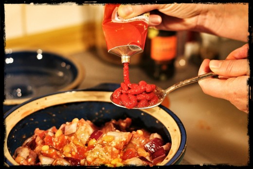 tomato puree...