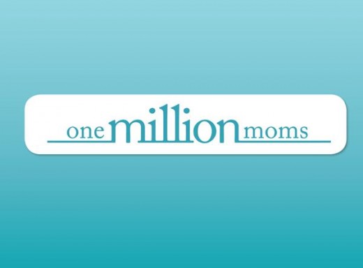 The "One Million Moms" logo. 