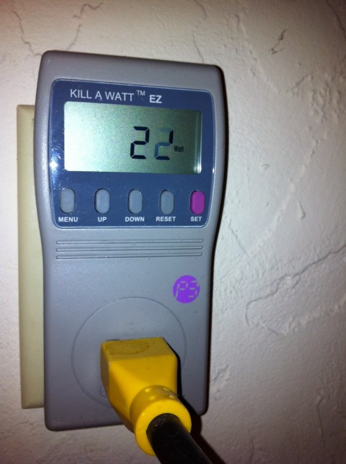 Checking energy usage at home