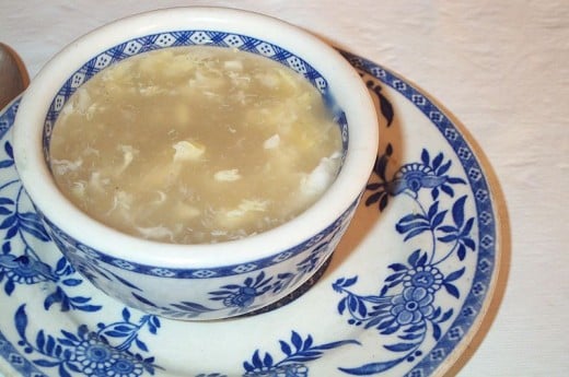 A delicious bowl of Egg Drop Soup (^_^)